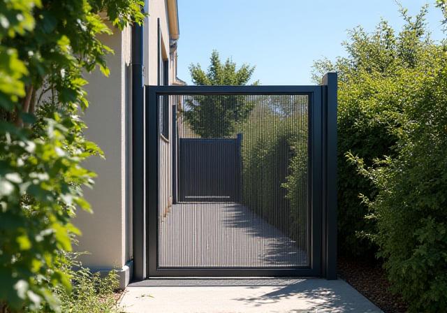 Recinzione residenziale moderna e sicura