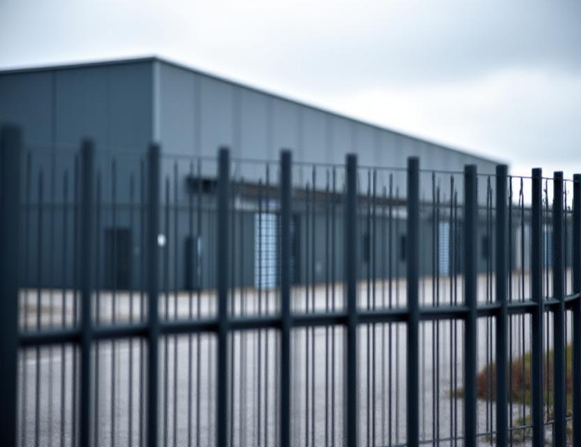 Recinzione metallica industriale